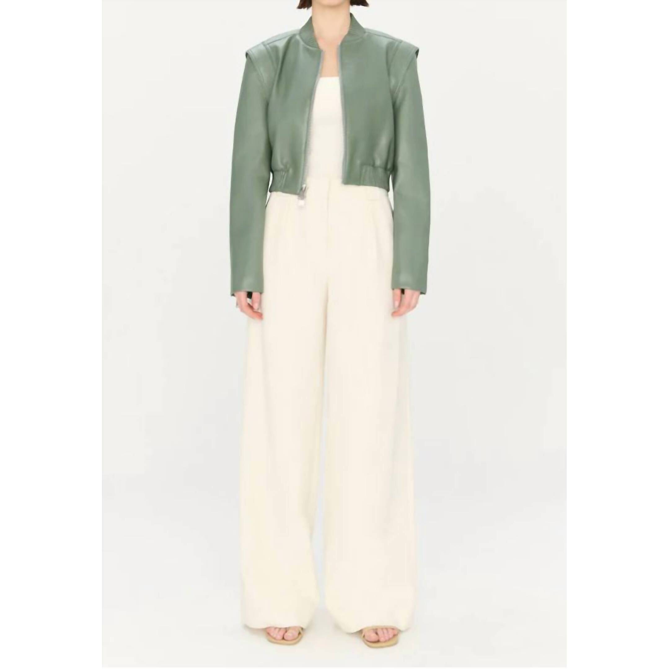 New Simkhai Doreen Boxy Bomber Jacket In Park Slope